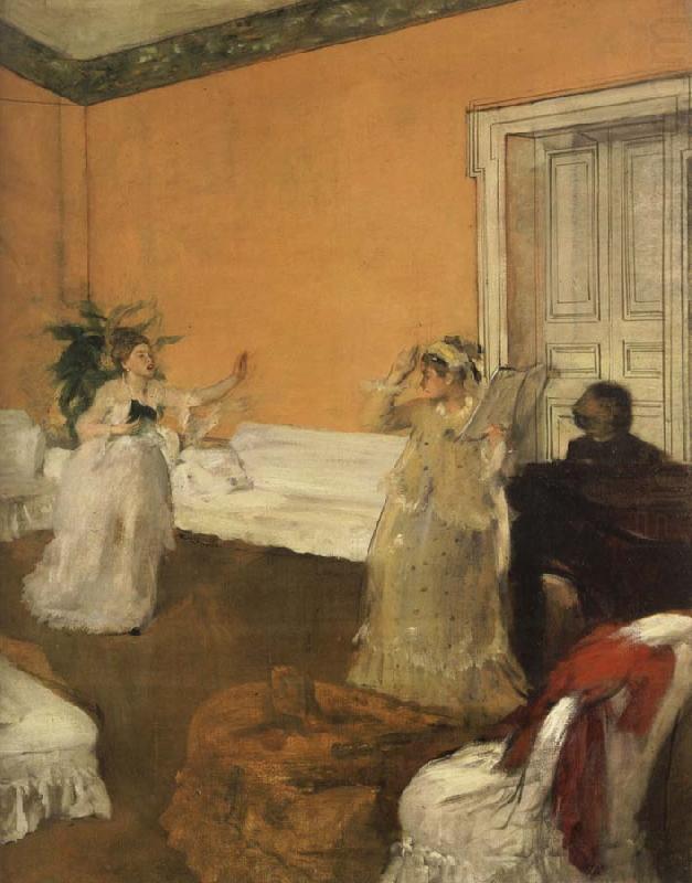 Edgar Degas The Song Rehearsal china oil painting image